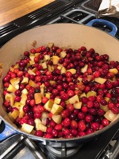 cranberries, cranberry chutney, chutney, Christmas chutney